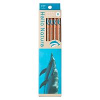 トンボ鉛筆 かきかた鉛筆ハローネイチャー2 イルカ B KB-KHNDL2-B 1ダース（12本入）