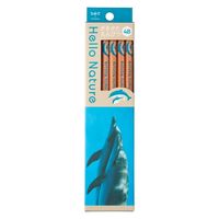 トンボ鉛筆 かきかた鉛筆ハローネイチャー2 イルカ 4B KB-KHNDL2-4B 1ダース（12本入）
