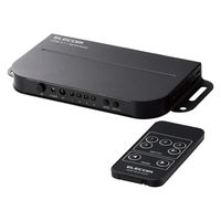 HDMI マルチビューワー 4画面分割 切替器 4入力 1出力 リモコン付 DH-SW2KMV41BK 1個 エレコム