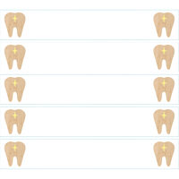 フジタ 衝突防止シールタイプ Healthy teeth1 SH_IM_104 SB10 1セット（5シート、10枚入）（直送品）