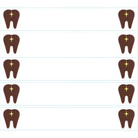 フジタ 衝突防止シールタイプ Healthy teeth2 SH_IM_105 SB10 1セット（5シート、10枚入）（直送品）