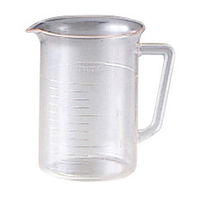 東京硝子器械 ビーカー(スチロール樹脂製) 08-2555-04 1個（直送品）