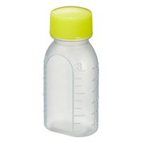 エムアイケミカル 投薬瓶PPB 30mL 凸凹目盛り（未滅菌）キャップ色：黄　少数包装 08-2850-2104 1袋（10本入）（直送品）