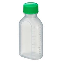エムアイケミカル 投薬瓶PPB 60mL 凸凹目盛り（未滅菌）キャップ色：緑　少数包装 08-2850-2203 1袋（10本入）（直送品）