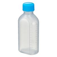 エムアイケミカル 投薬瓶PPB 100mL 凸凹目盛り（未滅菌）キャップ色：青　少数包装 08-2850-2302 1袋（10本入）（直送品）