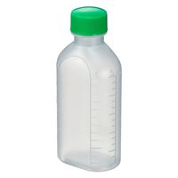 エムアイケミカル 投薬瓶PPB 100mL 凸凹目盛り（未滅菌）キャップ色：緑　少数包装 08-2850-2303 1袋（10本入）（直送品）