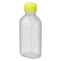 エムアイケミカル 投薬瓶PPB 100mL 凸凹目盛り（未滅菌）キャップ色：黄　少数包装 08-2850-2304 1袋（10本入）（直送品）