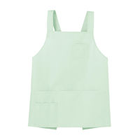 ショート丈安心エプロン（男女兼用）　24-6537-0106 1枚 ディーフェイズ（直送品）