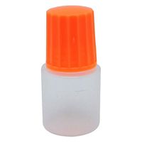 エムアイケミカル 点眼容器ノーベル5号(滅菌済) 原色白/オレンジ 87250410 1箱(25本×4袋)（直送品）