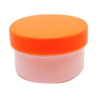 エムアイケミカル 軟膏容器プラ壷Ａー３号（未滅菌） オレンジ 6103 1セット（100個入）（直送品）