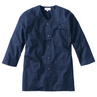 HOOH   鯉口シャツ 3300 ネイビー 5L 村上被服 1セット(2着入)（直送品）