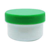 エムアイケミカル 軟膏容器プラ壷Ｎー２号（未滅菌） 緑 6902-00 1セット（100個入）（直送品）