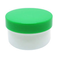 エムアイケミカル 軟膏容器プラ壷Ａー６号（未滅菌） 緑 6106 1箱（50個入）（直送品）