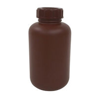 コクゴ PE広口瓶(茶) 茶色 24-7364-04 1個（直送品）