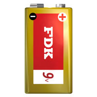 9V形 9V 電池 アルカリ乾電池 FDK 角形 6LR61（S） 1個