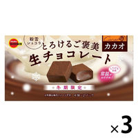 とろけるご褒美生チョコレートカカオ 3箱 ブルボン チョコレート