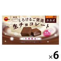 とろけるご褒美生チョコレートカカオ 6箱 ブルボン チョコレート