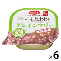 デビフ プリモデビィ グレインフリー 成犬用 ビーフ 国産 95g 6個 ドッグフード ウェット