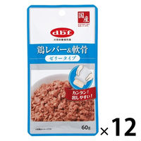デビフ 鶏レバー＆軟骨 ゼリータイプ 国産 60g 12袋 ドッグフード ウェット パウチ