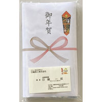 【名刺ポケット付袋】日繊商工 高品質キッチンタオル/御年賀熨斗付入/柄おまかせ※柄指定不可 FUCOCA-onenga 1箱(50枚入)（直送品）