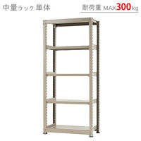 TRUSCO スチールラック 軽量棚 中棚ボルトレス型1800X600X1800 5段 ネオグレー L66W-15 NG 1台(1個)（直送品） -  アスクル