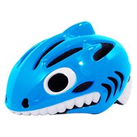 池商 子供用サイクルヘルメット シャーク ブルー MN-SHARK-BL 1個（直送品）