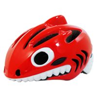 池商 子供用サイクルヘルメット シャーク レッド MN-SHARK-RD 1個（直送品）