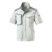 クロダルマ 半袖ジャンパー グレー L 266771-42-L 1枚（直送品）