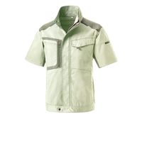 クロダルマ 半袖ジャンパー アースグリーン 4L 266771-89-4L 1枚（直送品）