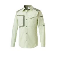 クロダルマ 長袖シャツ アースグリーン L 25677-89-L 1枚（直送品）