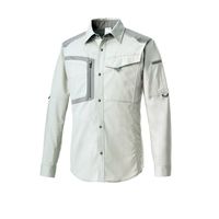 クロダルマ 長袖シャツ グレー M 25677-42-M 1枚（直送品）