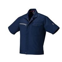 クロダルマ 半袖ジャンパー ネイビー S 266711-11-S 1枚（直送品）