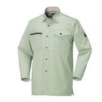 クロダルマ 長袖シャツ アースグリーン M 25671-89-M 1枚（直送品）