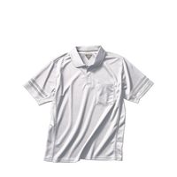 クロダルマ JIS T8118適合静電気防止半袖ポロシャツ ホワイト 5L 26474-90-5L 1枚（直送品）