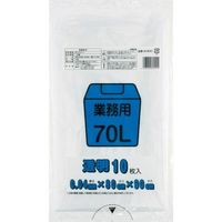 ワタナベ工業 ワタナベ 業務用 70L 透明 M-80C 1セット（300枚:10枚×30袋） 379-5372（直送品）