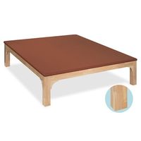 高田ベッド製作所 キングモクマット 幅150×長さ180×高さ45cm レッド TB-1247 1個 63-4541-90（直送品）