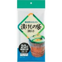 ワタナベ工業 ワタナベ 漬物袋 1斗用 (20L用) TU-20 1セット(300枚:3枚×100袋) 379-5412（直送品）