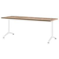 【軒先渡し】ニシキ工業 ミーティングテーブル 幅1800×奥行900×高さ700mm スミクロ AHD-H1890K-SK 1台（直送品）