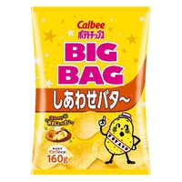 カルビー ポテトチップしあわせバタービッグ 4901330593940 160g×12個（直送品）