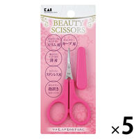 KQ1700 薄刃オシャレハサミ 5個 貝印