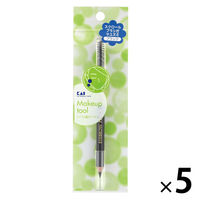 HL0308スクロールブラシ付マユズミ ブラック 5個 貝印