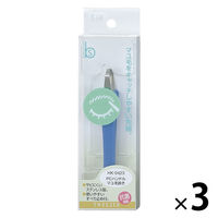 PC ハンドルマユ毛抜き 3個 貝印