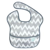 Bumkins バンキンス スーパービブ Gray Chevron 1個