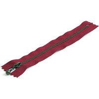 YKK Y.K.K 玉付ファスナー 25cm 10本入 エンジ 3GKB25-520 1セット(10本入/5袋セッ（直送品）