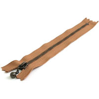 YKK Y.K.K 玉付ファスナー 30cm 10本入 マスタード 3GKB30-508　10本入/5袋セット（直送品）