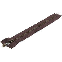 YKK Y.K.K 玉付ファスナー 40cm 10本入 こげ茶 3GKB40-570 1セット(10本入/5袋セッ（直送品）