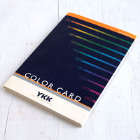 YKK ファスナーカラーカード　YKKテープ部分現物見本帳　COLOR-CARD　1冊（直送品）