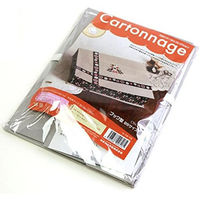 日本紐釦貿易 Cartonnage カルトナージュ ブック型B5サイズ カット済み厚紙セット レシピ付 CTN25 手芸用品（直送品）