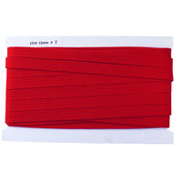 日本紐釦貿易(Nippon Chuko) 日本紐釦 アクリル手芸用テープ 15mm巾 10m巻 赤 IC1510-7　3巻（直送品）
