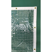 クラーク 糸入り透明シートＧＨ３５０　３．６ｍ×１０ｍ　1枚（直送品）